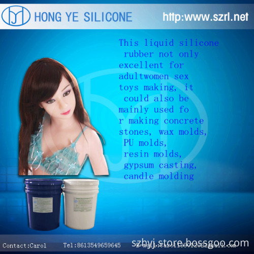Liquid platinum cure silicone rubber for adult women sex toys making